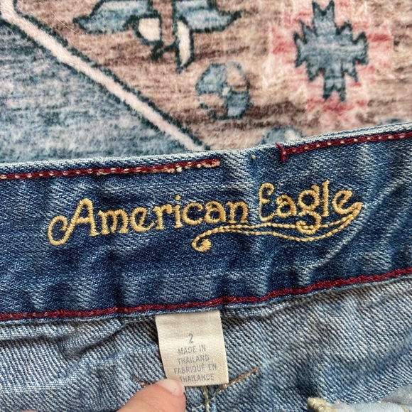 Vintage Y2K American Eagle Mini Denim Skirt - Picture 3 of 9